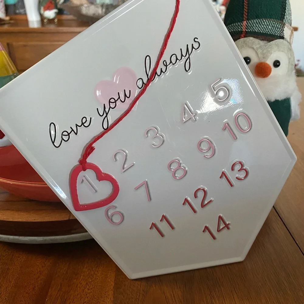Target Bullseye Countdown Metal Sign